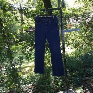 Simply Vera Vera Wang Elegant Navy Women's Boot Straight Leg Denim Blue Jeans 6